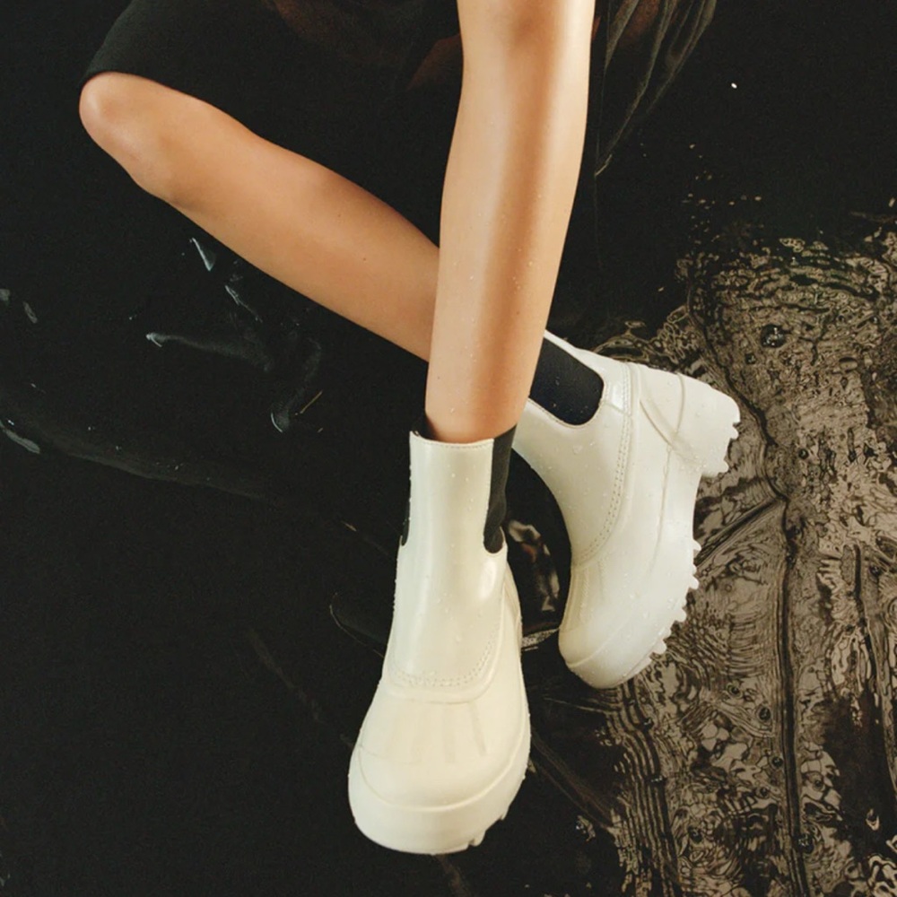 Proenza Schouler x SOREL White Ankle Boots NWT and box
